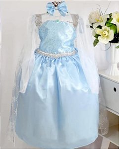 Vestido Elsa Frozen