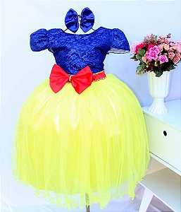 Vestido Branca de Neve Pimenta Rosa