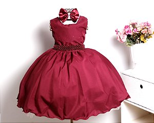 Vestido Marsala Regata Perola