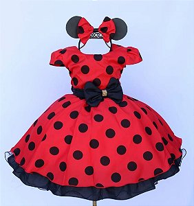 Vestido Joaninha Poá