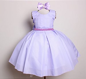 Vestido Lilás Regata