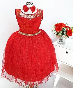 Vestido Vermelho Regata