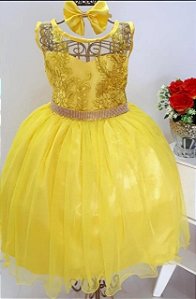 Vestido amrelo Regata