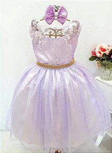 Vestido Lilas Regata
