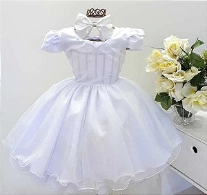 Vestido Branco Brilho