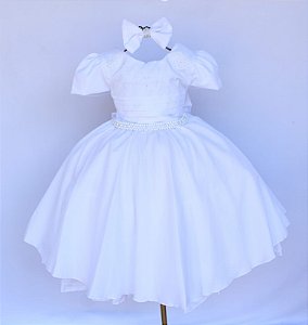 Vestido Branco Brilho