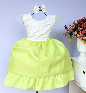 Vestido Verde Com Off