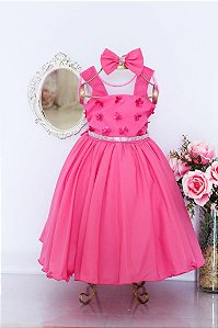 Vestido Pink Jeito de Menina