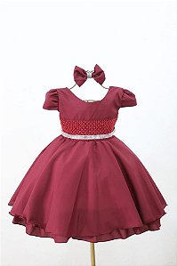 Vestido Marsala