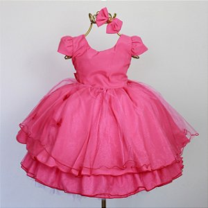 Vestido Pink Borboleta