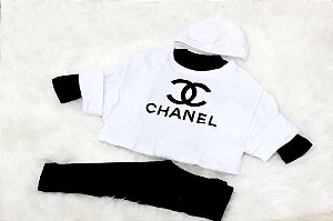 Conjunto De Frio Branco Chanel