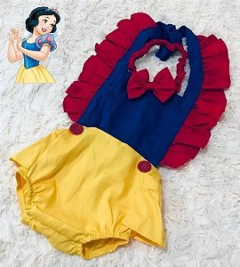 Romper Branca De Neve