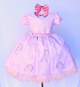 Vestido Jardim Menina Bonita