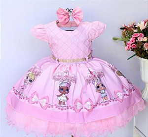 Vestido Lol Menina Bonita