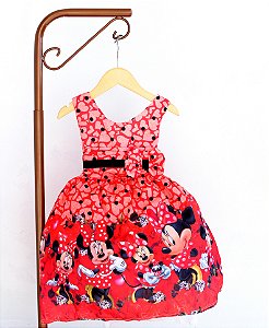 Vestido Minnie Vermelha