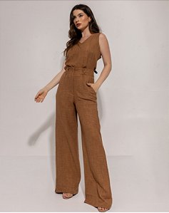 Conjunto crepe duna liso