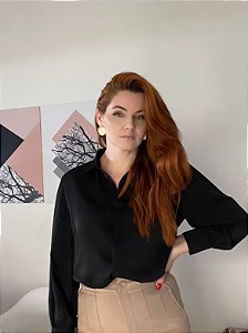 Combo 2 camisas crepe de seda você é talentosa (Preta e Branca)