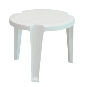 Mesa de Apoio D45x38 cm com 03 pés - Branco