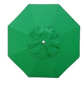 Ombrelone Redondo 2,40 M em Madeira - Verde