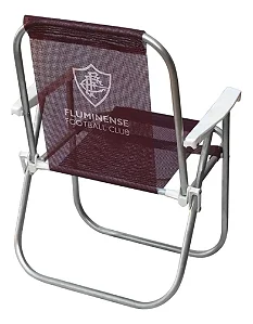 Cadeira de Praia Varanda Alta em Alumínio - Fluminense