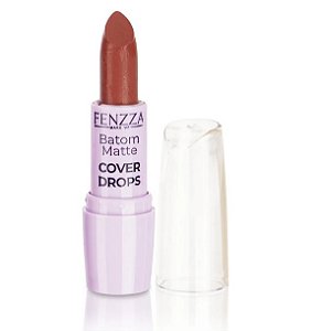 Batom Bastão Matte - Cover Drops - Cor 04 Charme - Fenzza