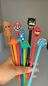 Canetas Gel Fofas Personagens