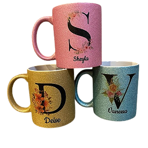 CANECA PORCELANA ALL GLITTER