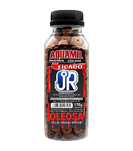 Ração Furadinha Oleosa JR Pesca - Escolha o sabor