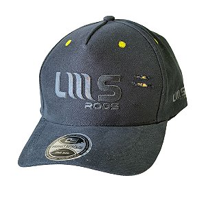 Boné Lumis Preto com Detalhe em Amarelo