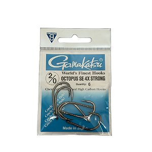 Anzol Gamakatsu Octopus 4x Strong (Tamanhos a escolher)