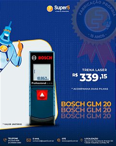 Trena Laser Bosch GLM 20
