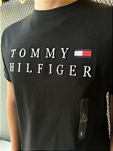 Camiseta Basica Tommy Hilfiger Azul Marinho