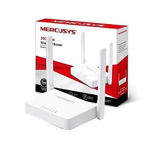 Roteador Wireless, Mercusys, 300Mbps, 2 Antenas - MW301R