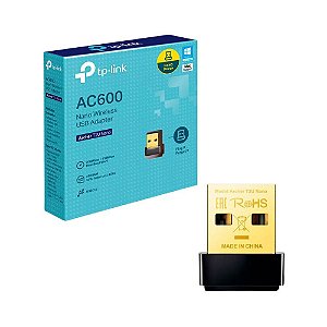 Adaptador USB Wireless, Tp-Link, Archer T2U Nano - AC600