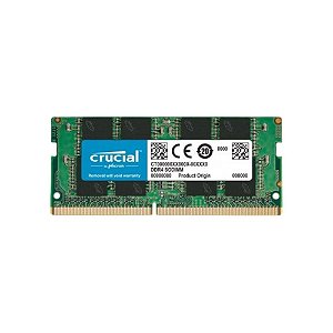 Memória DDR4 8GB, 2666Mhz, Crucial - Notebook