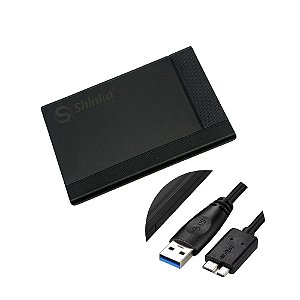 Case Externa USB 3.0 para HD sata 2.5", Shinka