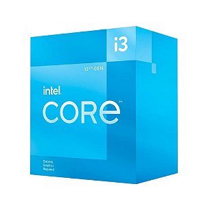 Processador Intel Core i3-12100F 12ª Geração 3,30 GHz (4.3GHz Max Turbo) Cache 12MB LGA 1700 S/Vídeo Integrado - BX8071512100F