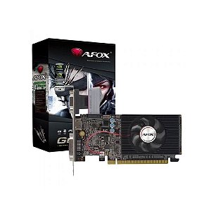 Placa de Vídeo NVIDIA Afox GeForce GT 610 2GB DDR3 64 Bits - F6102048D3L7-V6