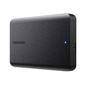 HD Externo 1TB Toshiba Canvio Basics, USB 3.0, Preto - HDTB510XK3AA