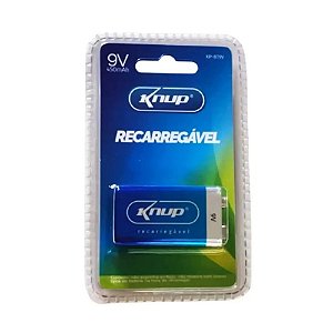 Bateria Recarregável 9v Knup