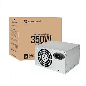 Fonte ATX 350W Bivolt Automático C/Cabo BlueCase - BLU350-EAUT
