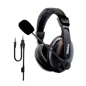 Fone De Ouvido Headset Shinka Sh-fo-168 Preto