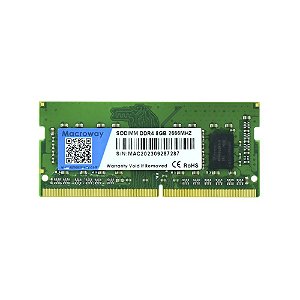 Memória Ram Notebook DDR4 8GB 2666Mhz Macroway