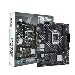 Placa Mãe ASUS Prime H610M-K D4 Socket LGA 1700 / VGA / DDR4