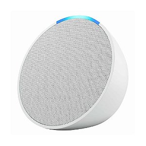 Caixa de Som Amazon Echo Pop Alexa / Bluetooth - Branco