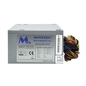 Fonte ATX Mtek, 500W, MK-500WF