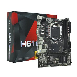 Placa Mãe AFOX IH61-MA5-V6 Socket LGA 1155