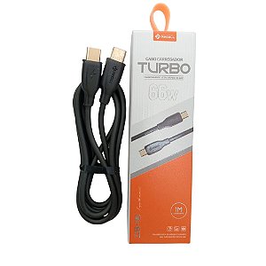 Cabo USB x Type-C, para celular, 1 metro, 66w, PMCELL - CB-18