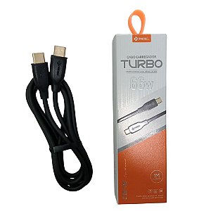 Carregador de Celular, Type-C x Type-C, Preto, 66W, CB-18