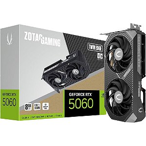 Placa de Video Zotac Geforce RTX 5060 Twin Edge OC 2X 8GB - ZT-B50600H-10M